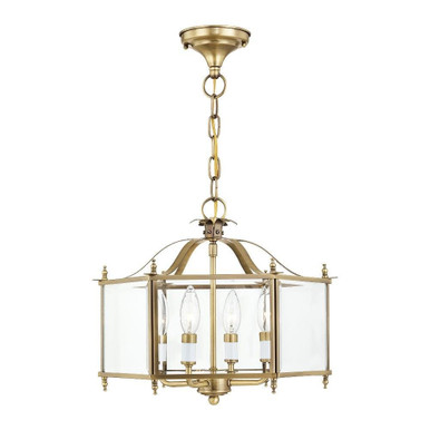 Livingston 4 Light Medium Pendant by Livex - 4398