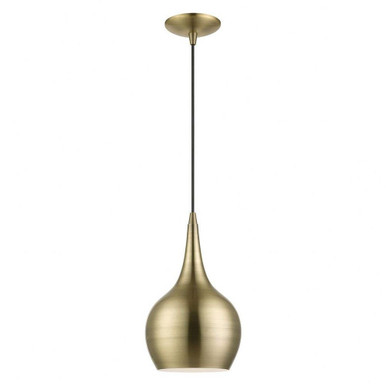 Andes 1 Light Small Pendant by Livex - 49016