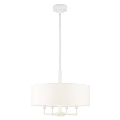 Meridian 4 Light Large Pendant by Livex - 49374