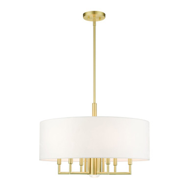 Meridian 7 Light Large Pendant by Livex - 49376