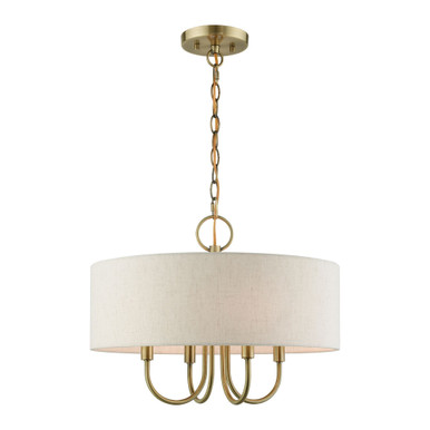 Blossom 4 Light Large Pendant by Livex - 49804