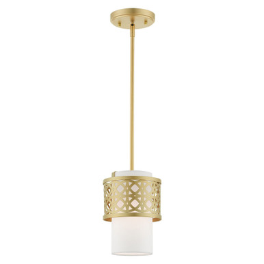 Calinda 1 Light Small Pendant by Livex - 49861