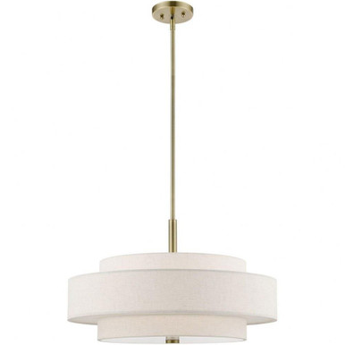 Monroe 5 Light Large Pendant by Livex - 52138
