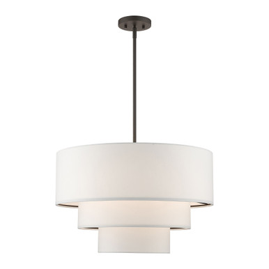 Carrington 4 Light Large Pendant by Livex - 55914