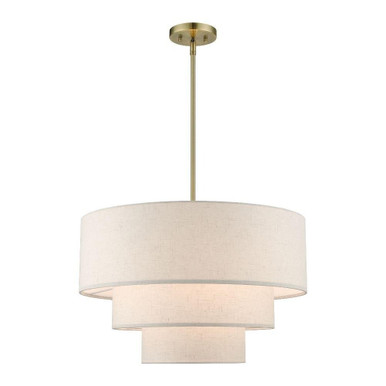 Gladstone 4 Light Large Pendant by Livex - 57484