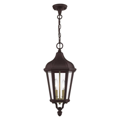 Morgan 2 Light Small Outdoor Pendant by Livex - 76189