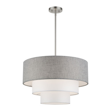 Brookmeade 4 Light Large Pendant by Livex - 60016-91