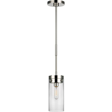 Garrett 1 Light Mini Pendant 21.75 Inch Tall by Visual Comfort Studio - CP1001