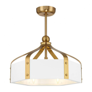 Sheffield 36W 6 LED Fan D'Lier 27.75 x 26 Inch by Savoy House - 26-FD-7806