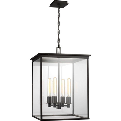 Freeport 4 Light Large Outdoor Pendant by Visual Comfort Studio - co1154htcp