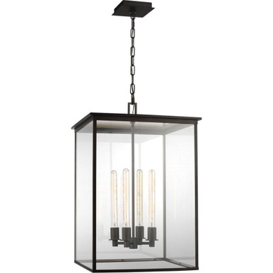 Freeport 4 Light Large Modern Outdoor Pendant by Visual Comfort Studio - co1164htcp