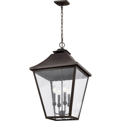 Sean Lavin 4 Light Large Outdoor Pendant by Visual Comfort Studio - ol14409sbl