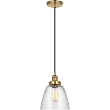 Baskin 1 Light Small Dome Pendant by Visual Comfort Studio - P1349