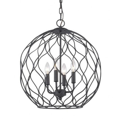 Parisian Mesh 4 Light Large Pendant by Matteo - C54404