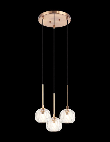 Rosa 3 Light Medium Pendant by Matteo - C61433