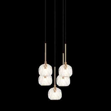 Rosa 5 Light Medium Pendant by Matteo - C61435