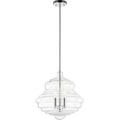 Whirl 3 Light Large Pendant by Matteo - C58513CL