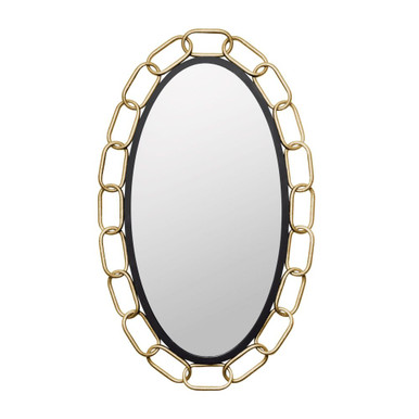 Chains of Love Oval Wall Mirror 40 Inch Tall and 24 Inch Wide by Varaluz - 444MI24