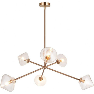 Novo 6 Light Oversized Pendant 32.38 Inch Wide by Matteo - C81746