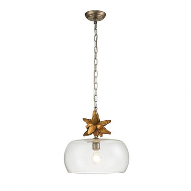 Toissant 1 Light Medium Pendant by Lucas And Mckearn - PD1005G-1