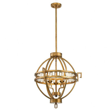 Lemuria 3 Light Large Pendant 21.25 Inch Tall by Lucas And Mckearn - GN/LEMURIA/3P A