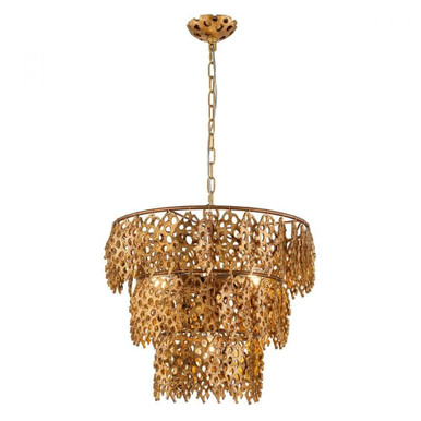 Coral Luxe 4 Light Large Pendant by Lucas And Mckearn - PD9710G-4