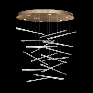 Elevate 24W 8 LED Oversized Round Pendant 34 Inch wide by Fine Art - 895840-34