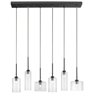 Industrial Chic 6 Light Large Pendant by Dainolite - IC-286P