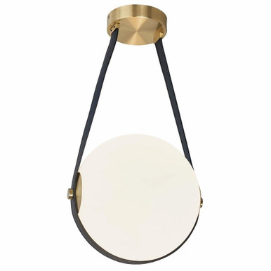 Persis 12W 1 LED Medium Pendant by Dainolite - PRS-1215LEDP