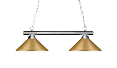 Sharp Shooter 2 Light Medium Island Pendant by Z-Lite - 155-2S