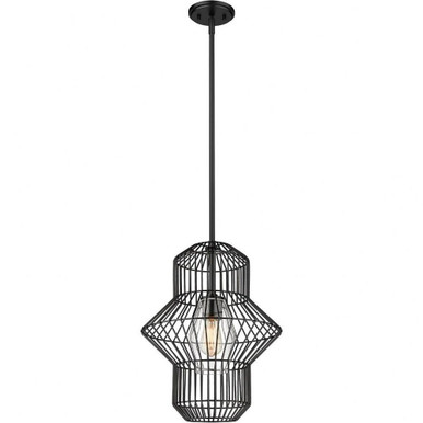 Orsay 1 Light Medium Pendant by Z-Lite - 1941P15-MB