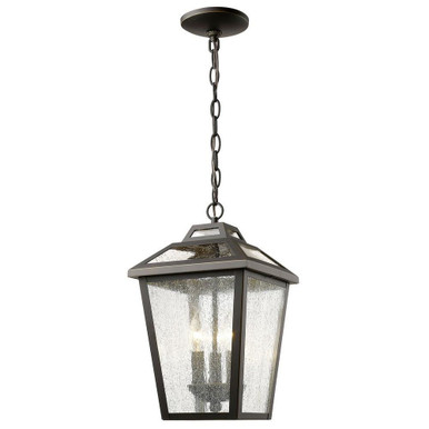 Bayland 3 Light Small Outdoor Pendant by Z-Lite - 539CHB