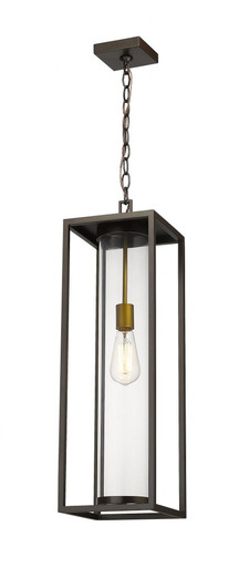 Dunbroch 1 Light Small Outdoor Pendant by Z-Lite - 584CHB