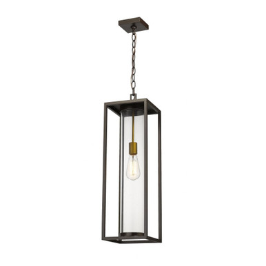 Dunbroch 1 Light Small Outdoor Pendant by Z-Lite - 584CHB