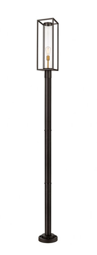 Dunbroch 1 Light Small Outdoor Post Mount 101.5 Inch Tall by Z-Lite - 584PHBR-567P