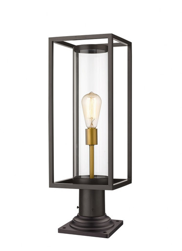 Dunbroch 1 Light Small Outdoor Pier Mount 23.75 Inch Tall by Z-Lite - 584PHMR5