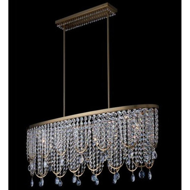 Vezzo 6 Light Medium Island Pendant by Allegri - 039661-044-FR001