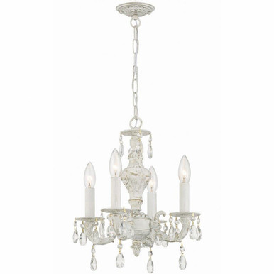 Paris Flea Market 4 Light Small Chandelier by Crystorama - 5024