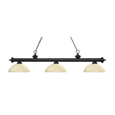 Riviera 3 Light Island/Billiard 14 Inch Wide by 12.75 Inch High by Z-Lite - 200-3R