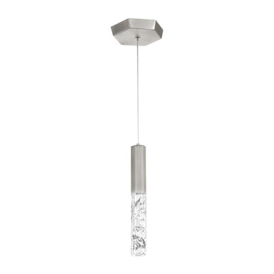 Basalt 9.2W 1 LED Mini Pendant by Modern Forms - PD-48110-BN