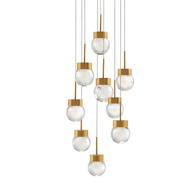 Double Bubble 35W 9 LED Light Large Pendant by Modern Forms - PD-82009R