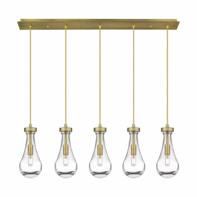 Owego 5 Light Oversized Linear Pendant by Innovations - 125-451-1P-G451-5