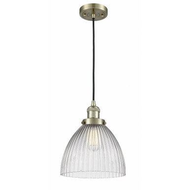 Seneca Falls 1 Light Small Cord Hung Pendant by Innovations - 201C-G222
