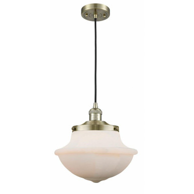 Oxford 1 Light Cord Hung Medium Pendant by Innovations - 201C-G54