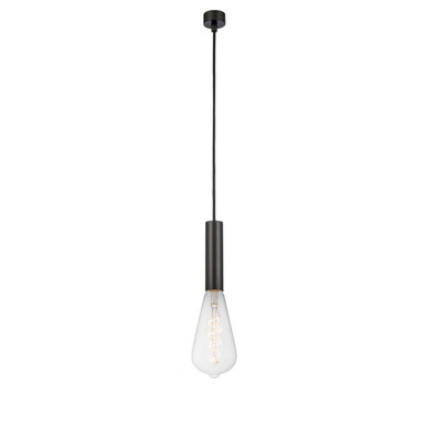Edison 5W 1 LED Light Mini Pendant 11.88 Inch H by Innovations BK-BB95LED - 198-1P-BK-BB95LED