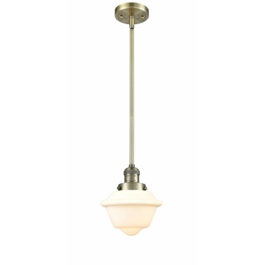 Oxford 1 Light Stem Hung Small Pendant by Innovations - 201S-G53