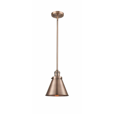Franklin Restoration 1 Light Small Pendant 8 Inch Wide by Innovations - 201S-M13-108