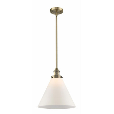 Cone 1 Light Medium Pendant by Innovations 201S-G4L