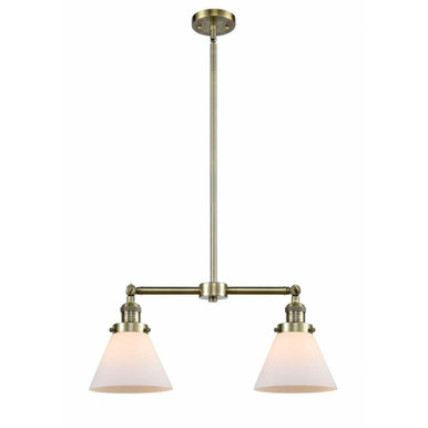 Cone 2 Light Large Island Pendant by Innovations 209-G4