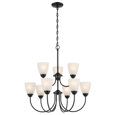 Jolie 9 Light Large 2 Tier Chandelier by Kichler - 43639
